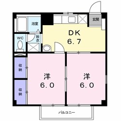 グレイス衣摺の物件間取画像